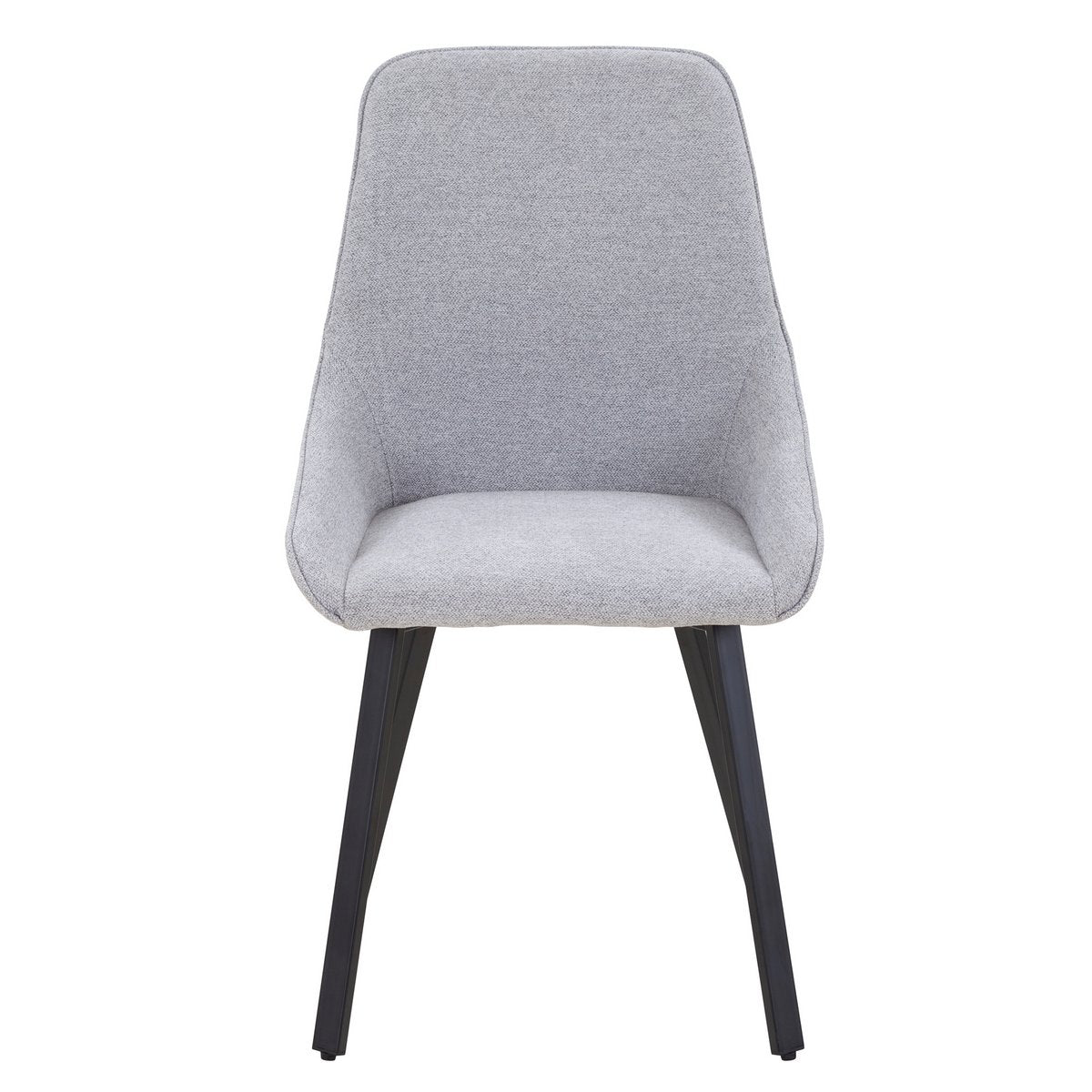 Dining chair set of 2 grey