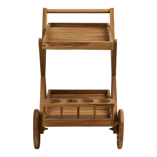 Pasaku Teewagen, Teak, natur, 86x50x81 cm