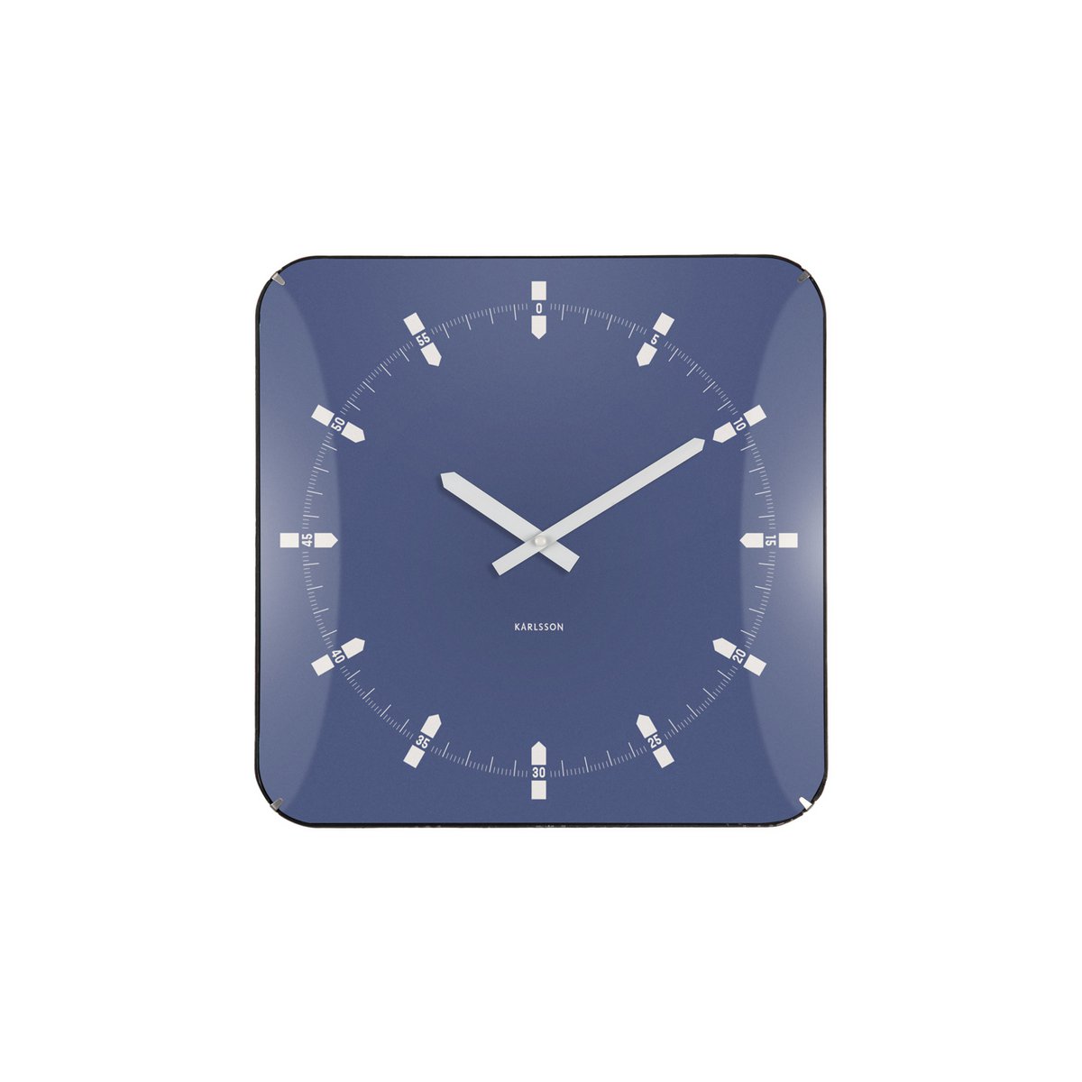 Wanduhr Sucinto Dome Square
