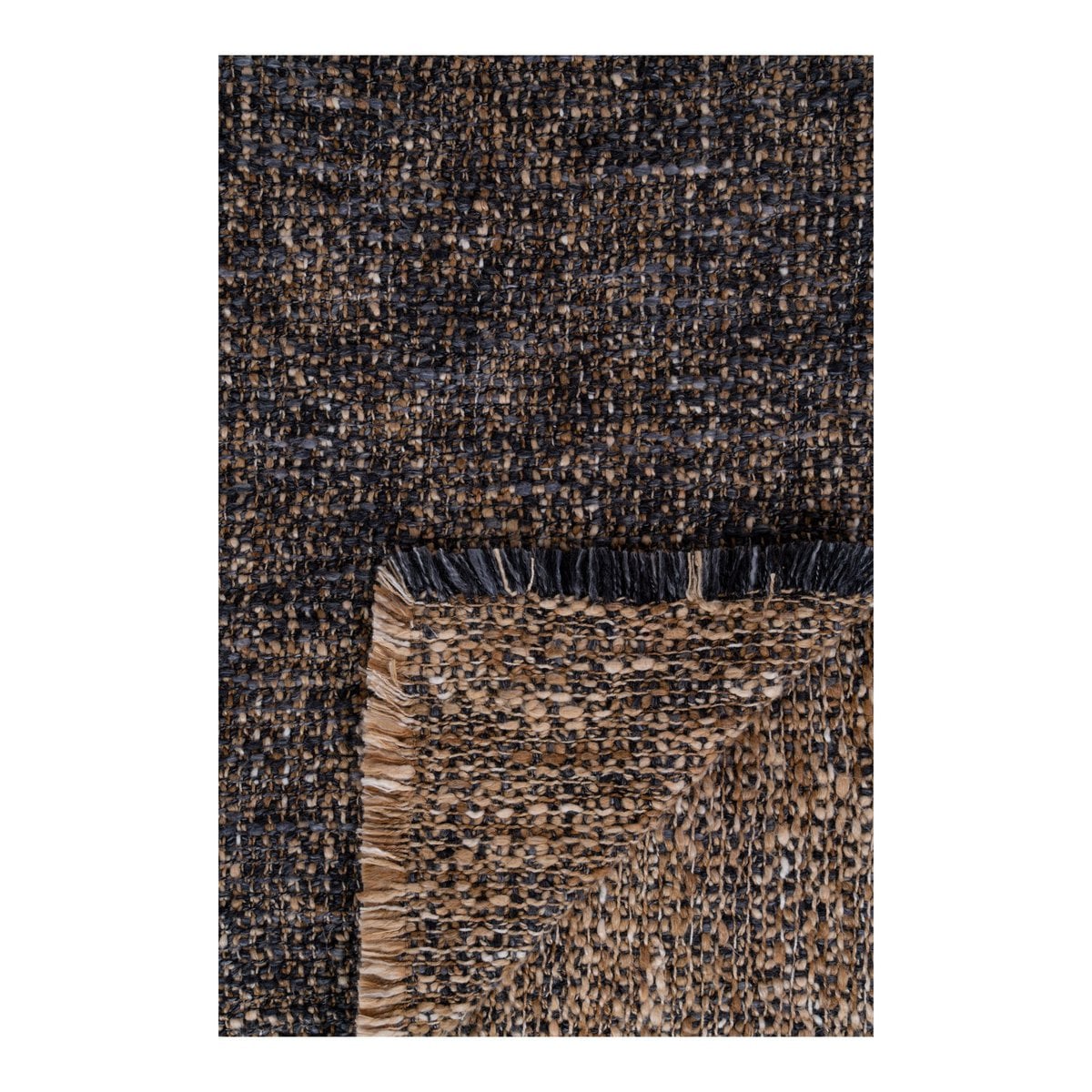 Ely Plaid - Plaid, blau/gelb, Baumwolle, Polyester, 130x170 cm