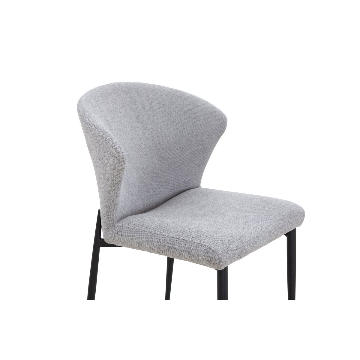 Dining chair set of 2 grey