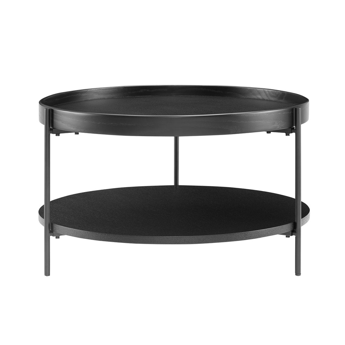 Coffee table Ø 69 cm black