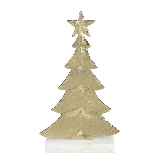 Dekorativer Weihnachtsbaum Gold