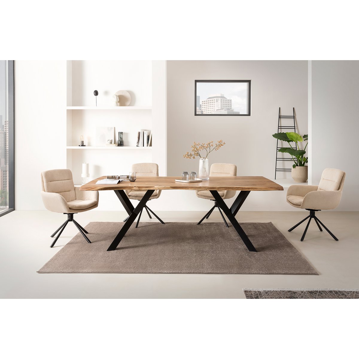 Acacia dining table 200x100 cm
