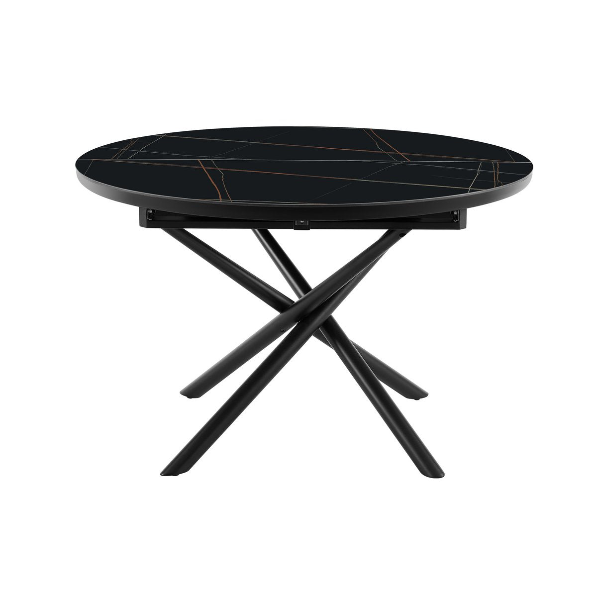 Esstisch Ø120 cm Schwarz