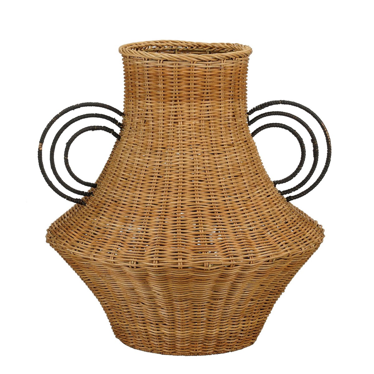 Dekorative Vase Fabiola Hellbraun