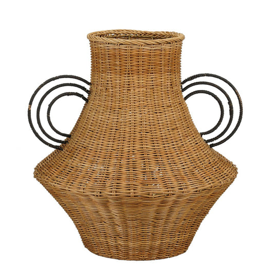 Dekorative Vase Fabiola Hellbraun