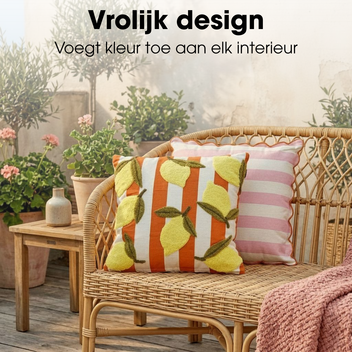 Dekokissen Mehrfarbig