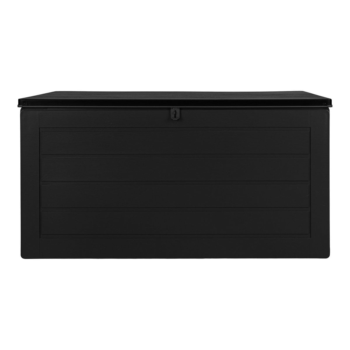 Dubrovnik Cushion Box - Kissenbox, Kunststoff, schwarz, 146,5x61x64,5 cm, 490 L