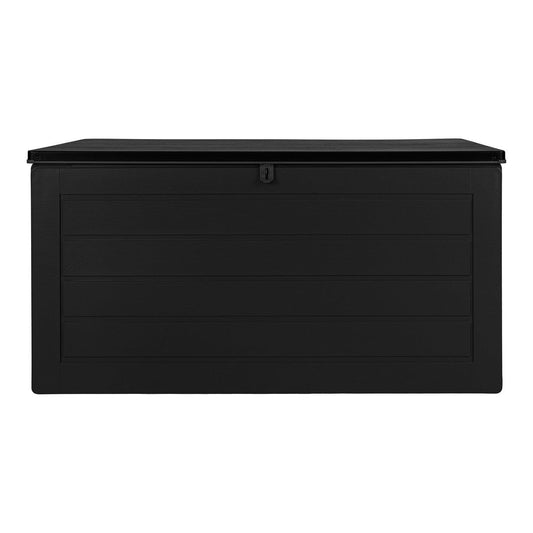 Dubrovnik Cushion Box - Kissenbox, Kunststoff, schwarz, 146,5x61x64,5 cm, 490 L