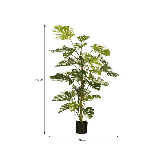 Künstliche Pflanze Monstera grün