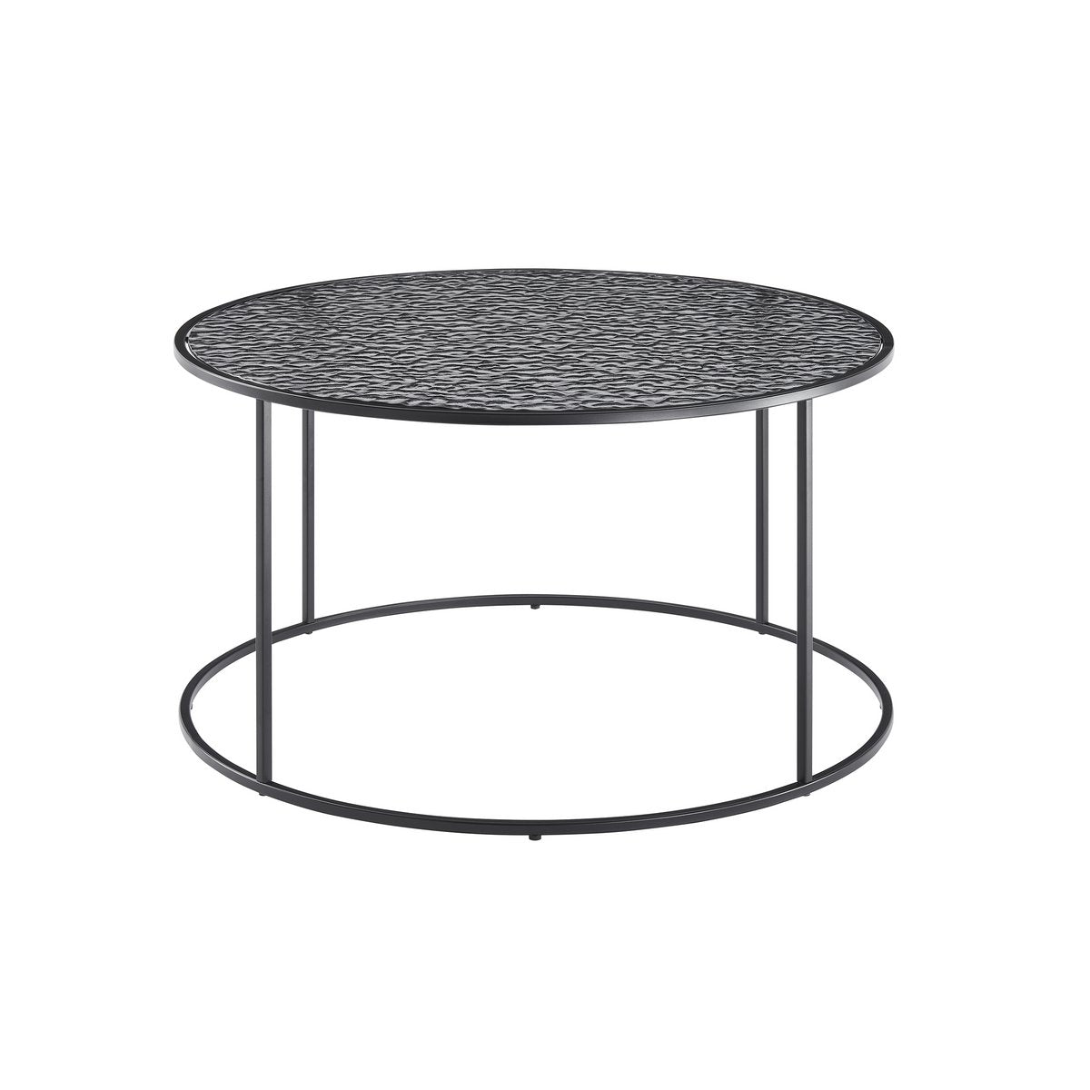Coffee table Ø 80 cm black