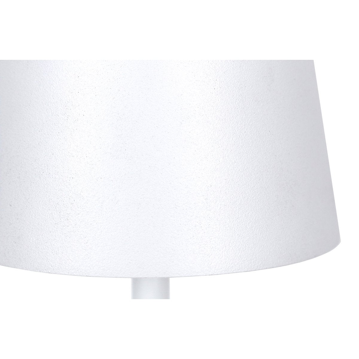 Tischleuchte 29 cm Natur/Weiß mit LED-Akku