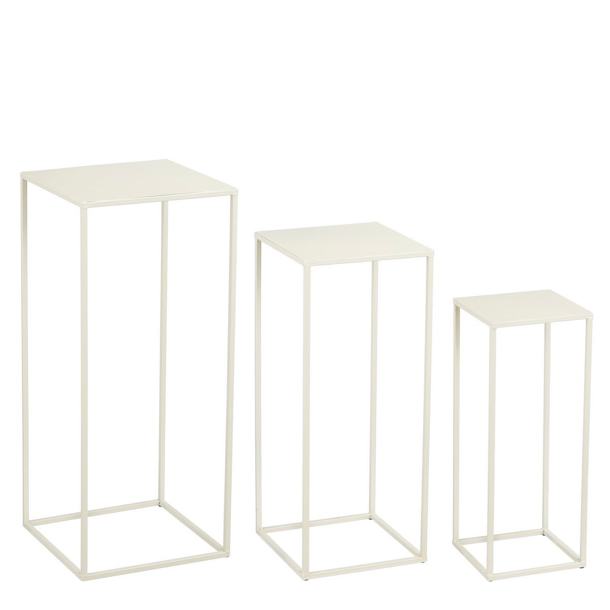 Beistelltischset Quinty Offwhite