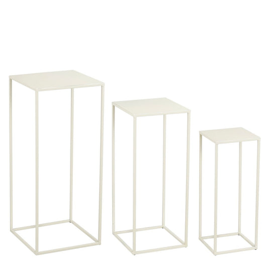 Beistelltischset Quinty Offwhite