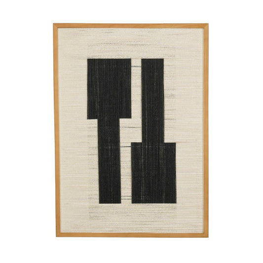 Wanddekoration Schwarz