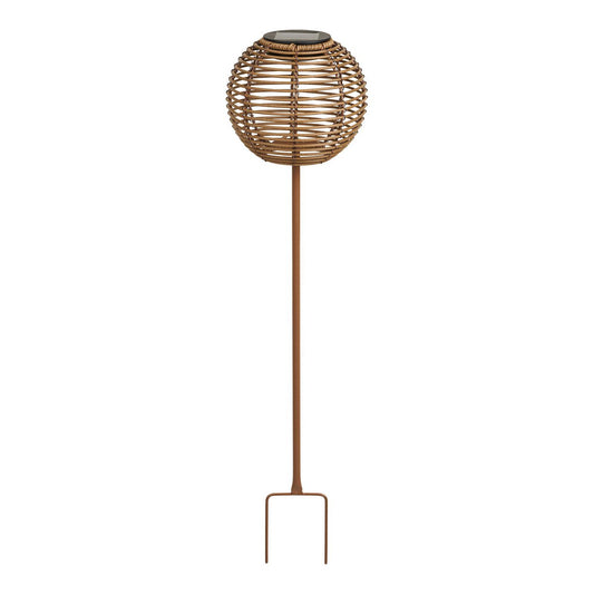 Carlisle Lampe, wiederaufladbar mit integriertem Solarpanel, Natur