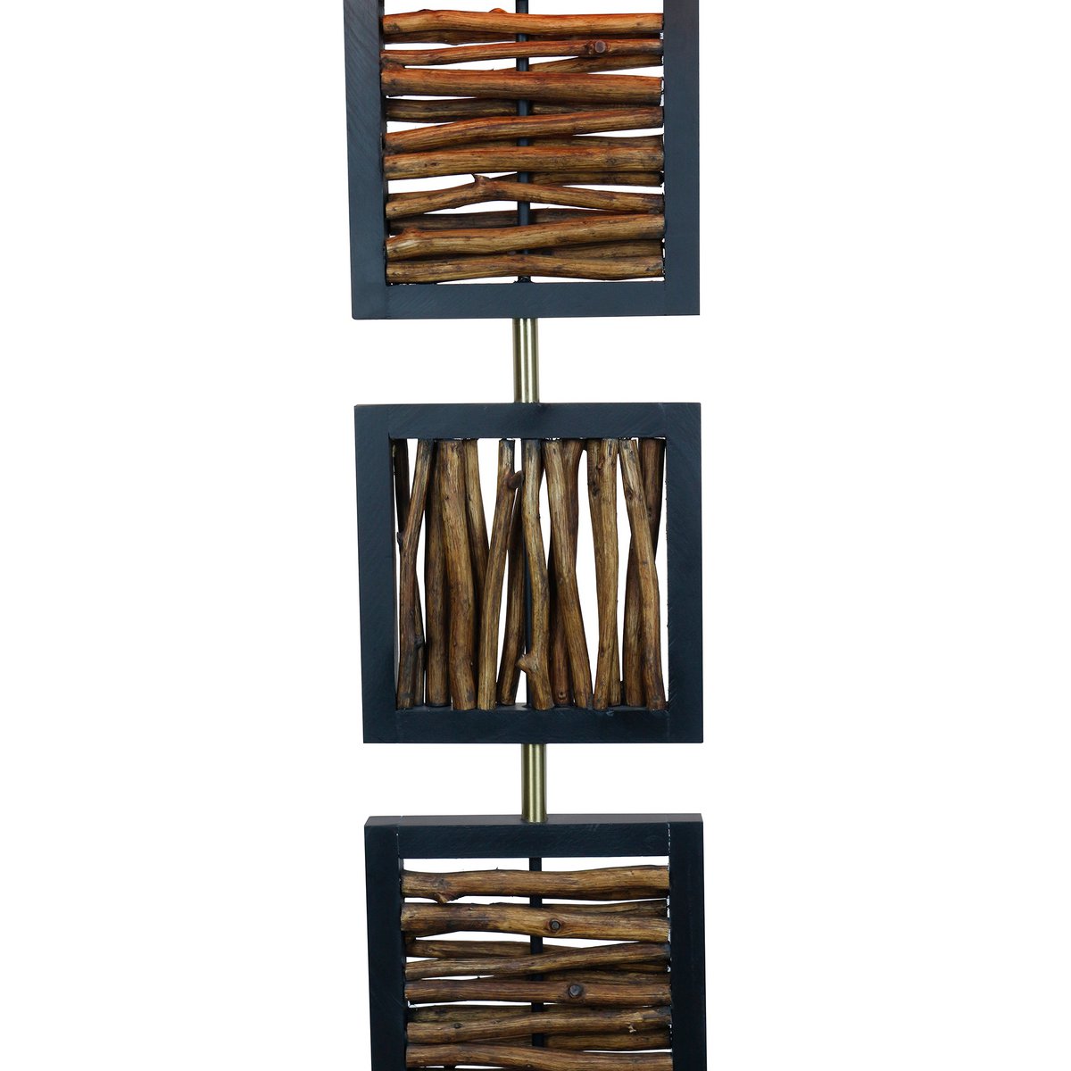 Floor lamp driftwood natural/black 163 cm