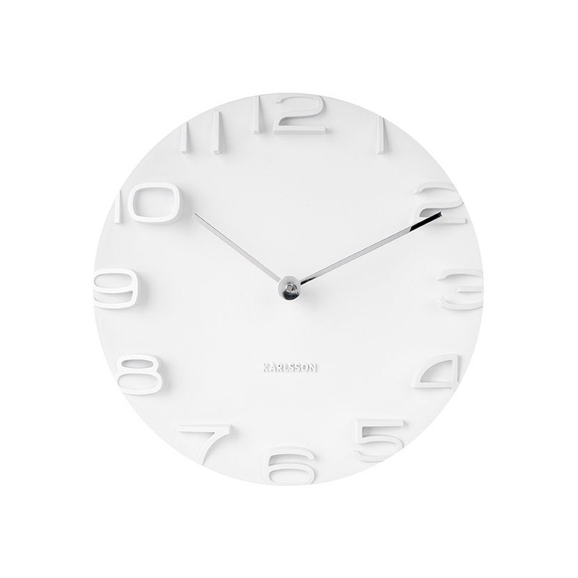 Wanduhr am Rande