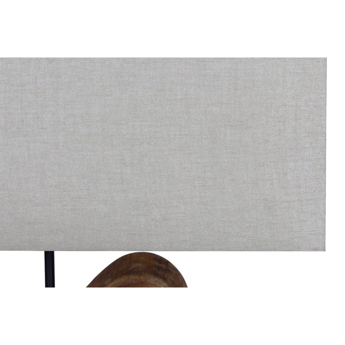 Tischleuchte Treibholz/Leinen Natur 50 cm