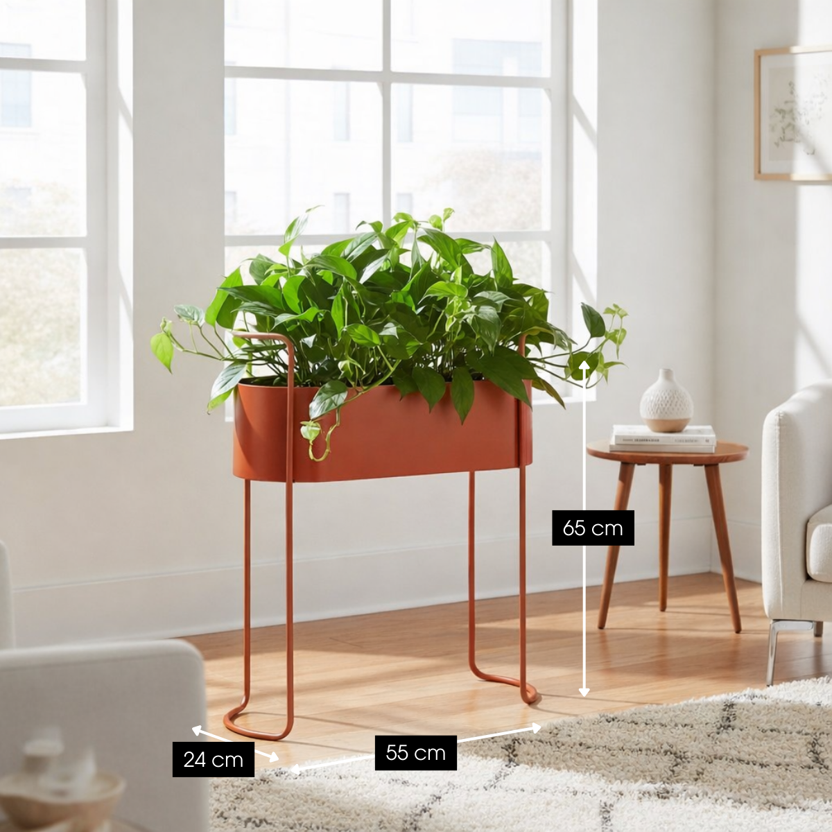 Blumentopf in Moritz Red