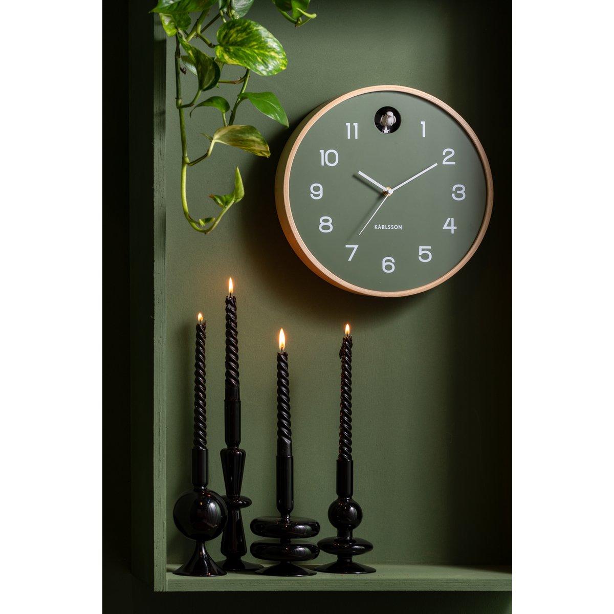 Wanduhr Natur Kuckuck
