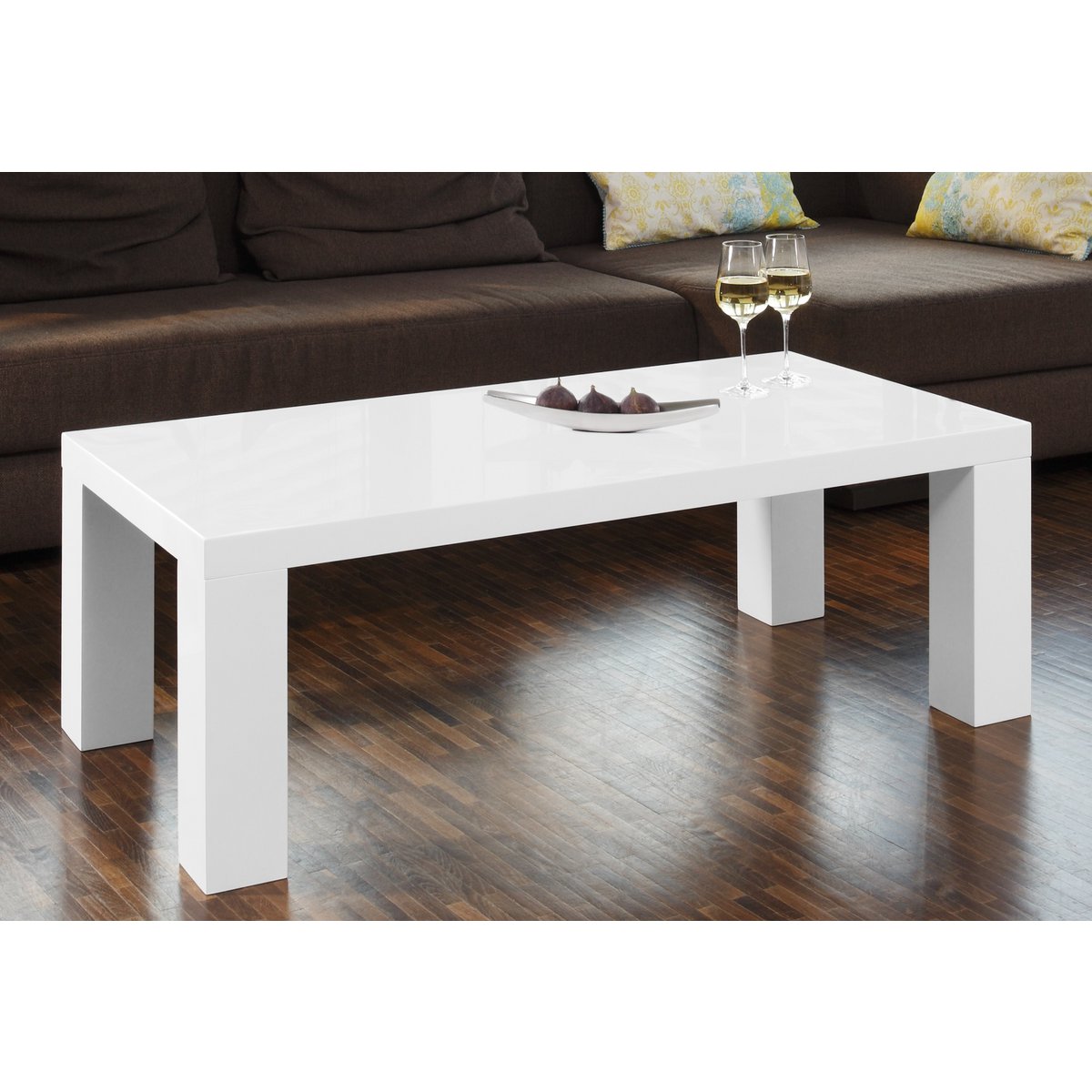 Coffee table 120x60x40 cm white