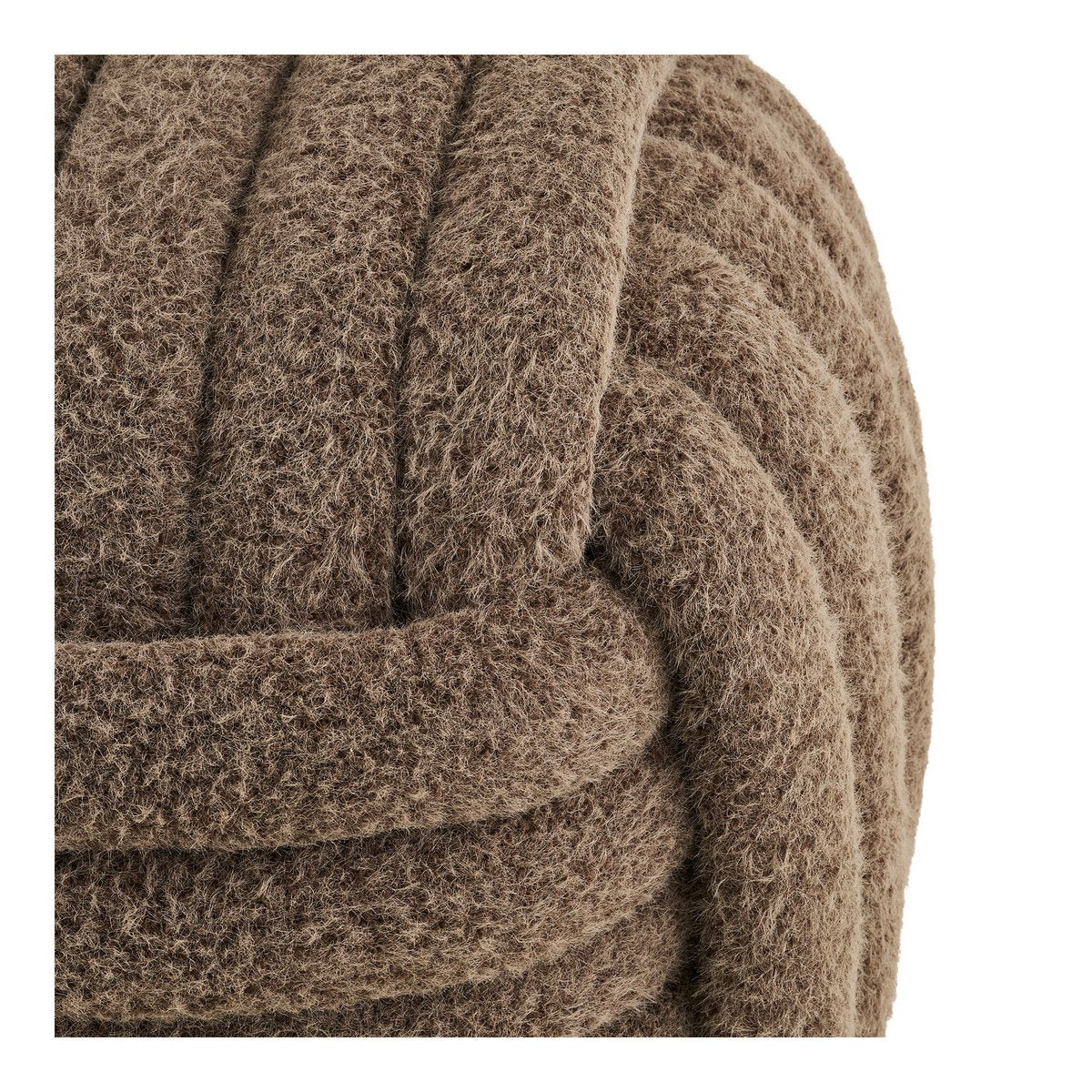 Napier Pouf, braun, 48x48x43 cm, HN1294