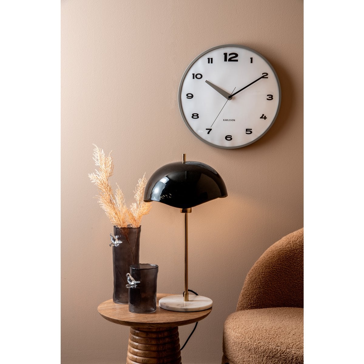 Wanduhr Brisk Dome
