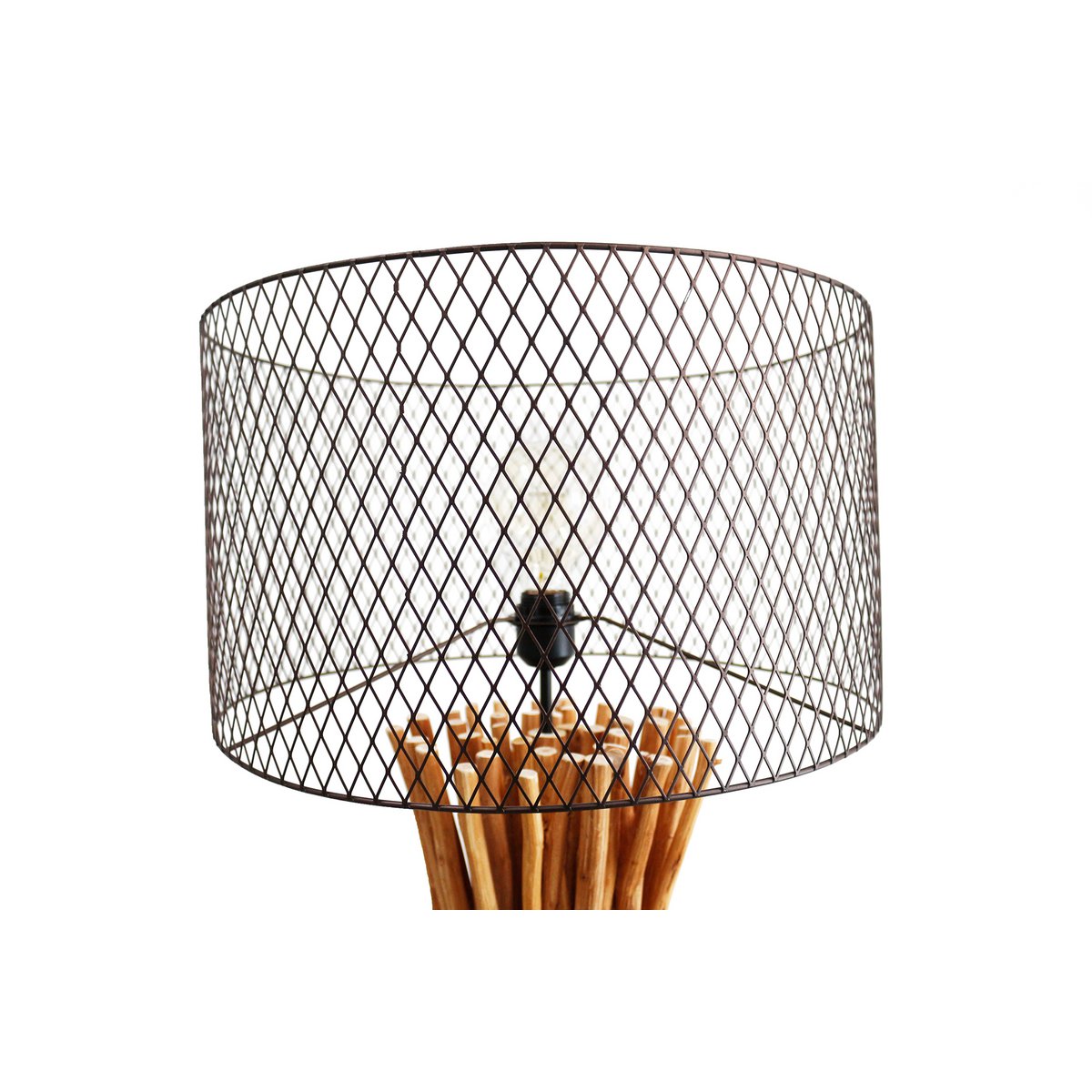 Floor lamp driftwood natural/black 149 cm