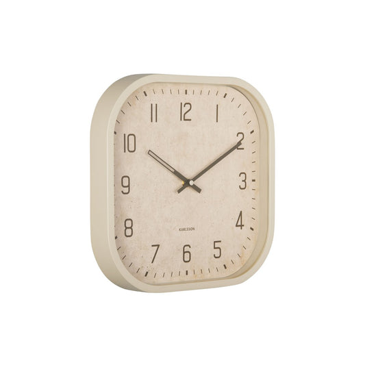 Quadratische Elementar-Wanduhr