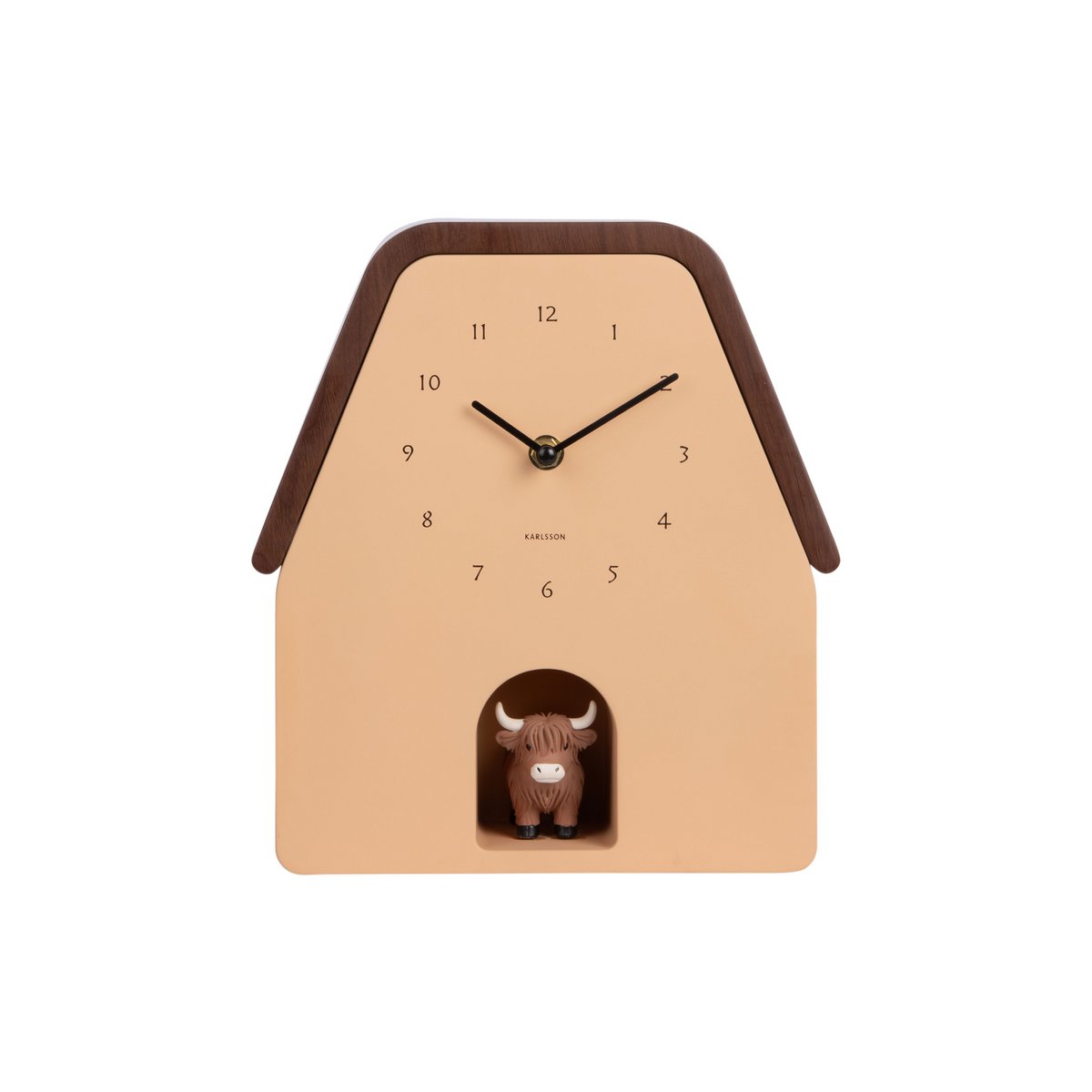 Wanduhr Highland Cow Kuckuck