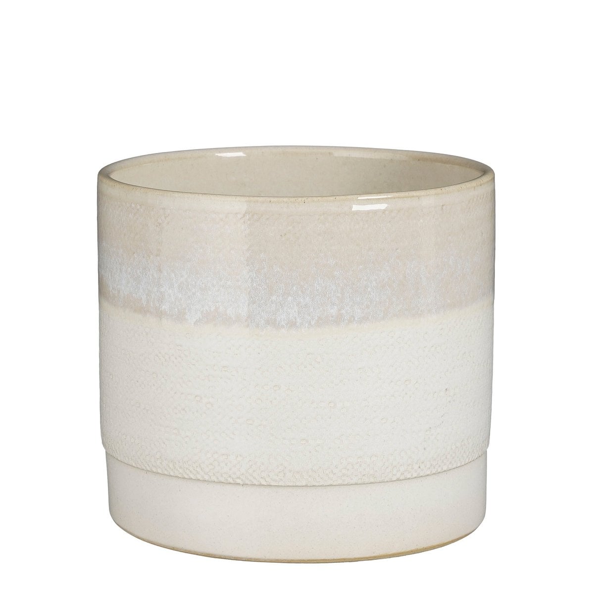 Blumentopf in Olof Crème