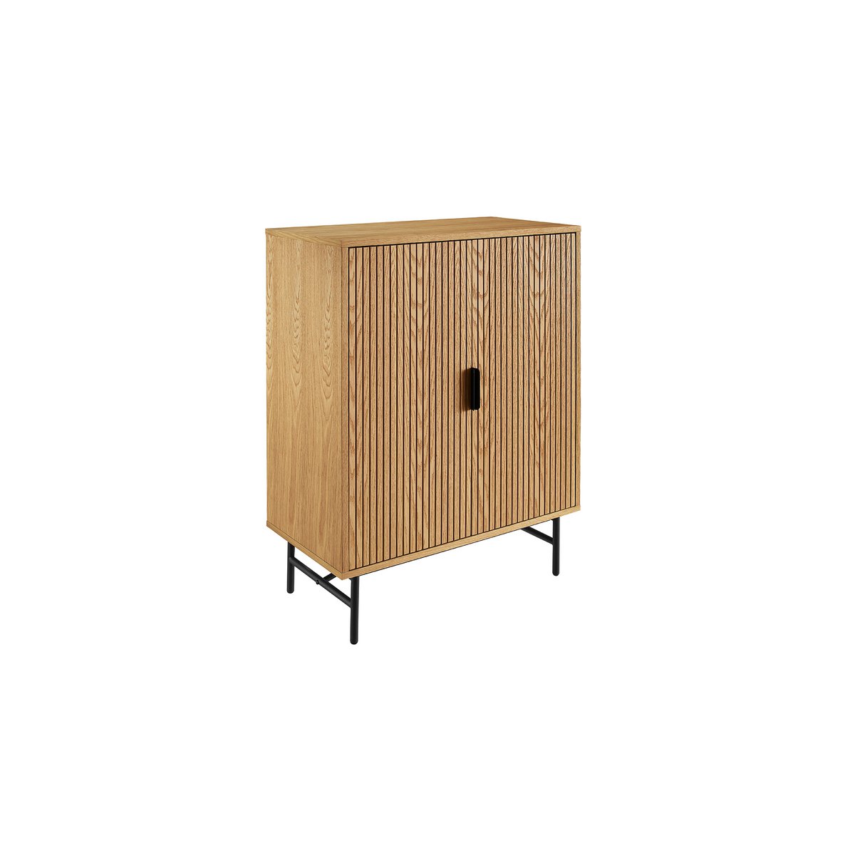 Kommode 80 cm Eiche Echtholzfurnier