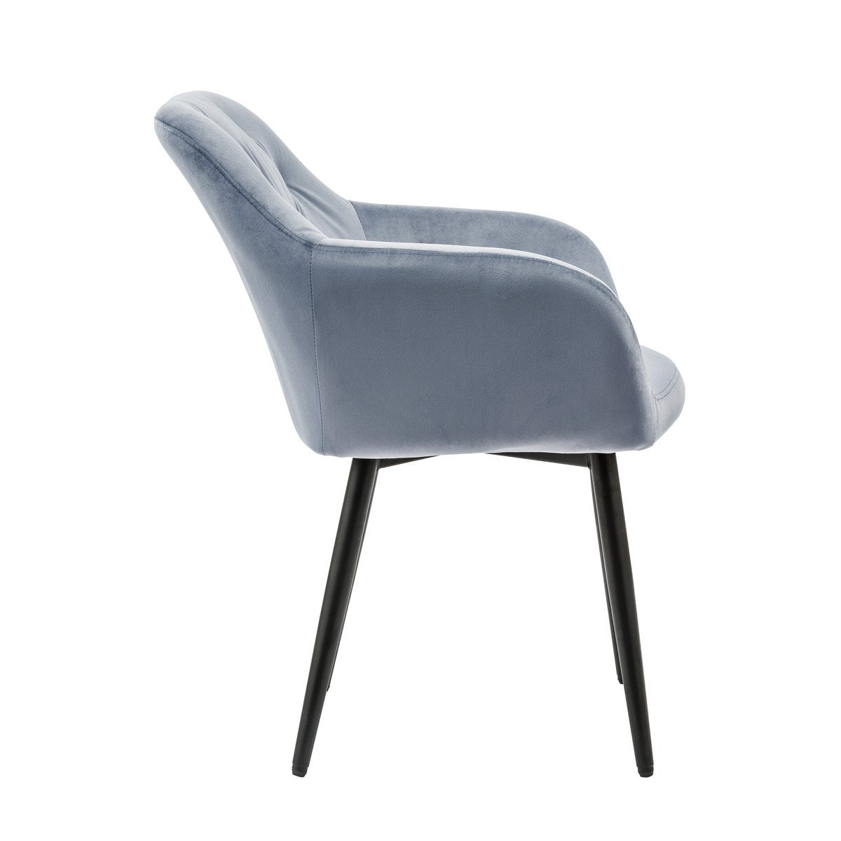 Armchair light gray velvet