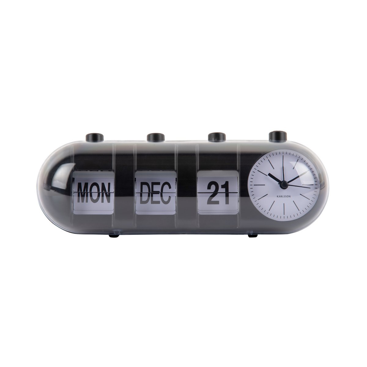 Wecker Retro Tube Kalender Flip
