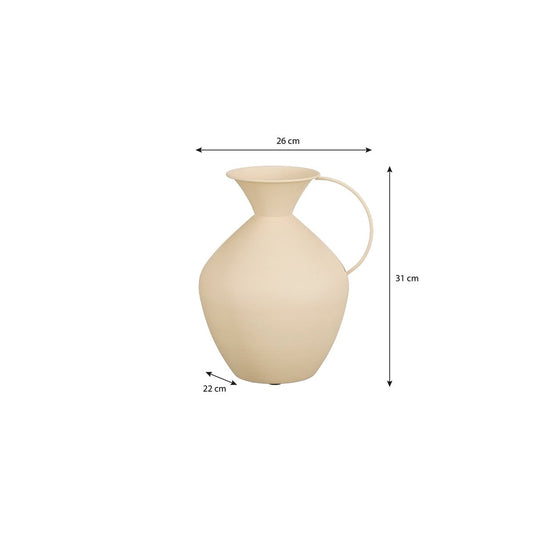 Vase Gyge Cremeweiß