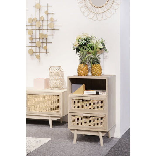 Chest of drawers 42x36 cm rattan weave
