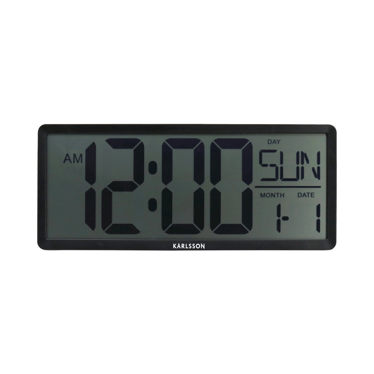 Wand-/Tischuhr Retro LCD