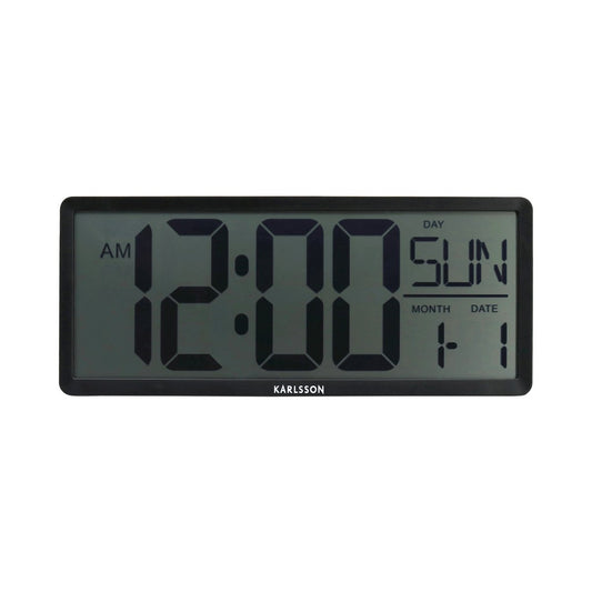 Wand-/Tischuhr Retro LCD