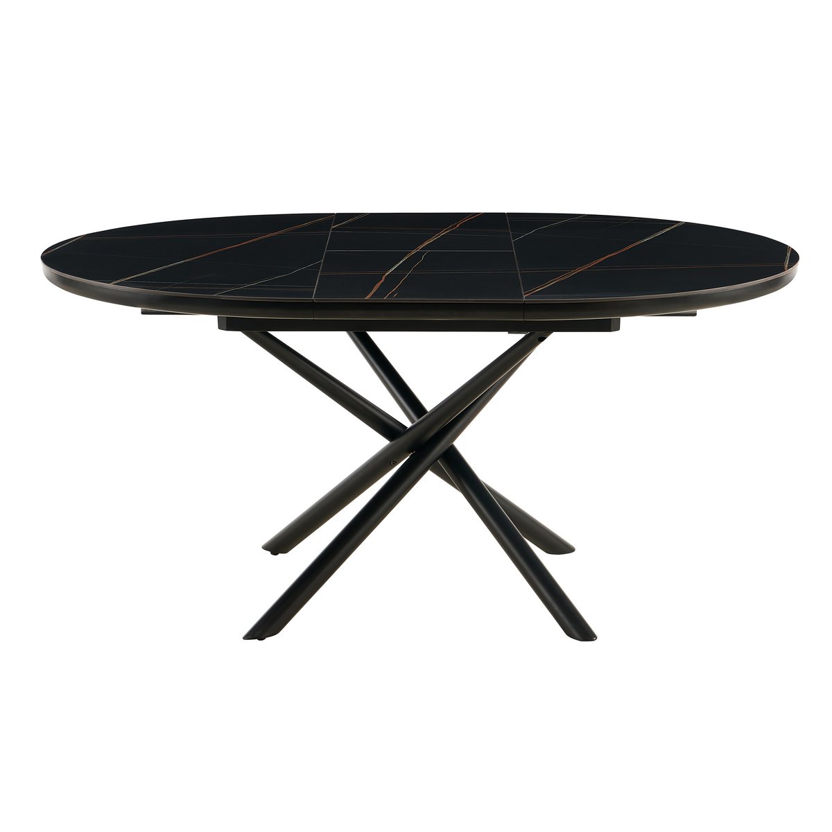 Esstisch Ø120 cm Schwarz