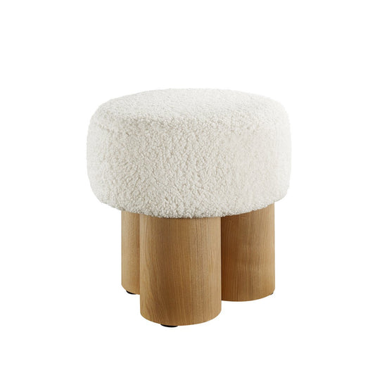 Seatpouf Ø 50 cm natural/white