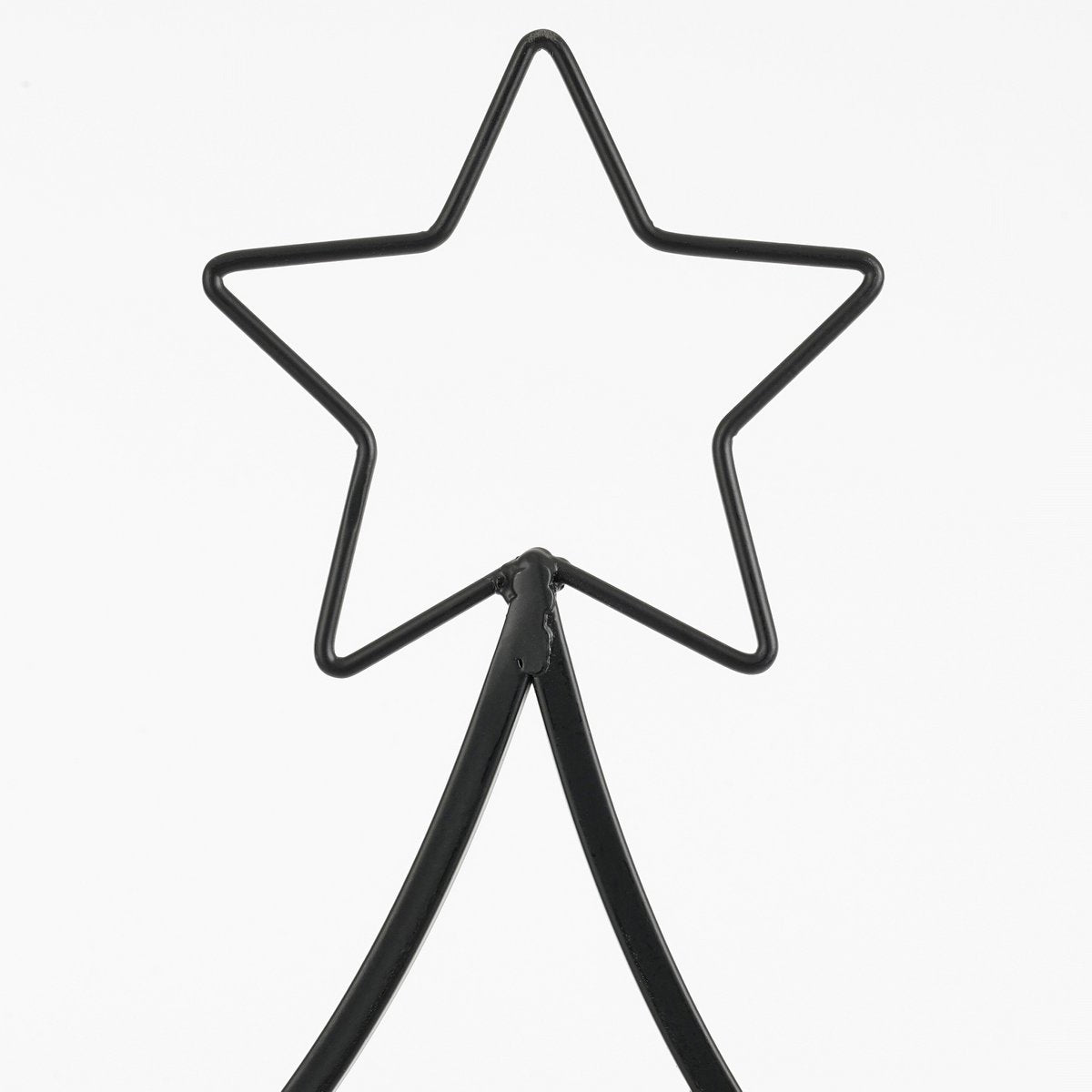 Dekorativer Weihnachtsbaum Schwarz