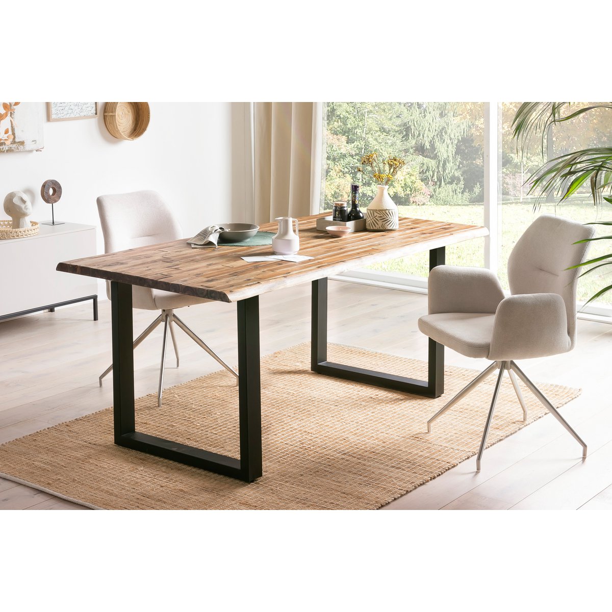 Dining group 5 pieces 160x90 cm