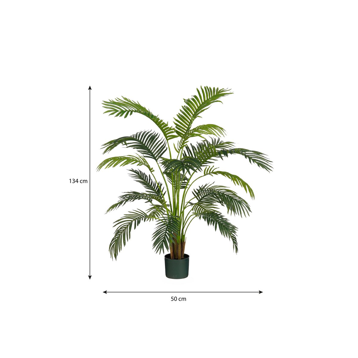 Künstliche Pflanze Areca-Palme Grün