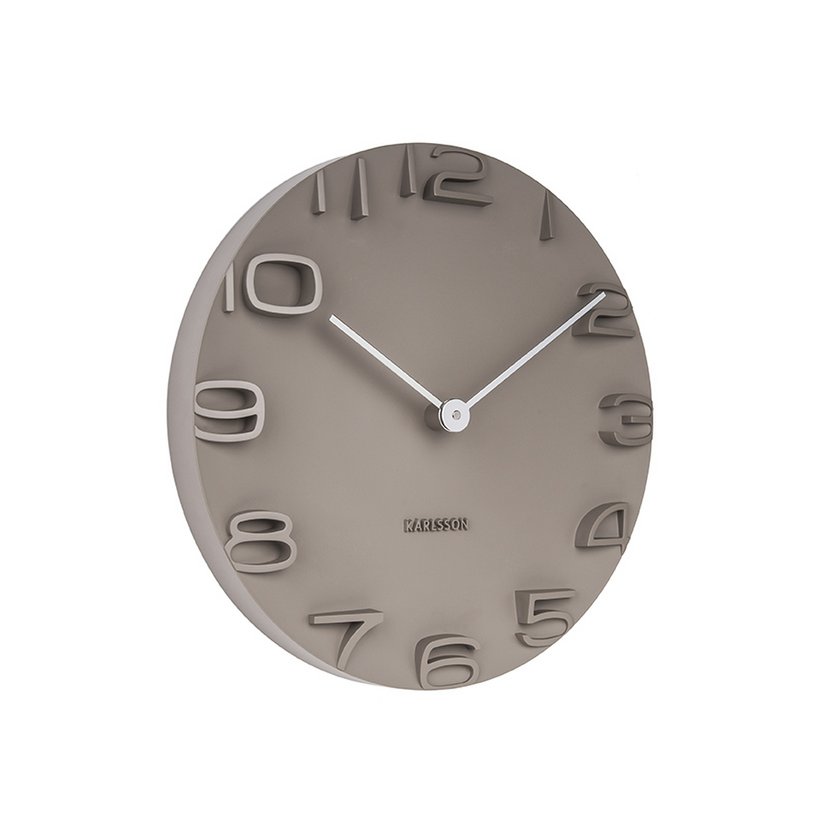 Wanduhr am Rande