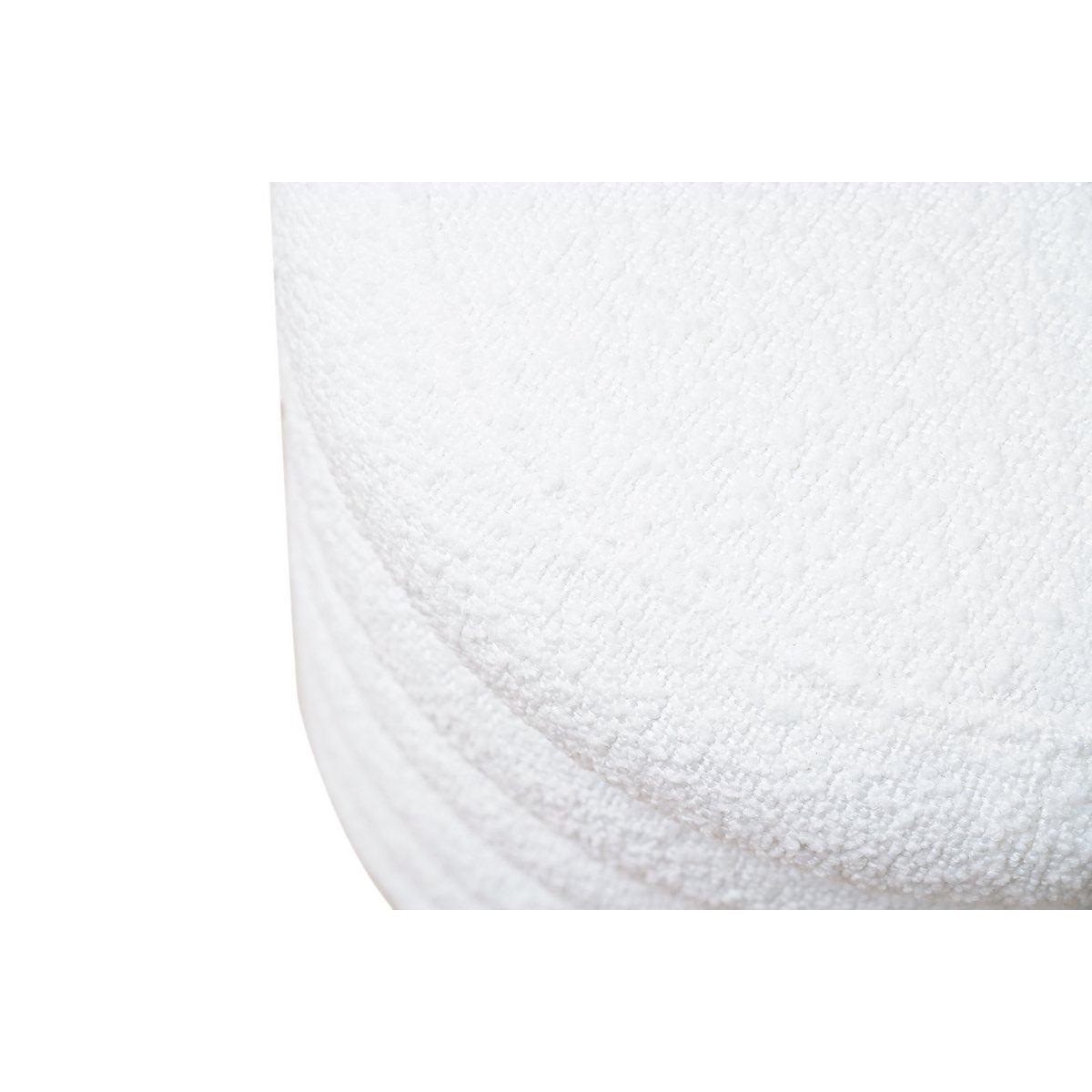 Curly Sitzhocker Ø38 cm White