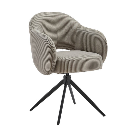 Arm chair Cord-optics light gray