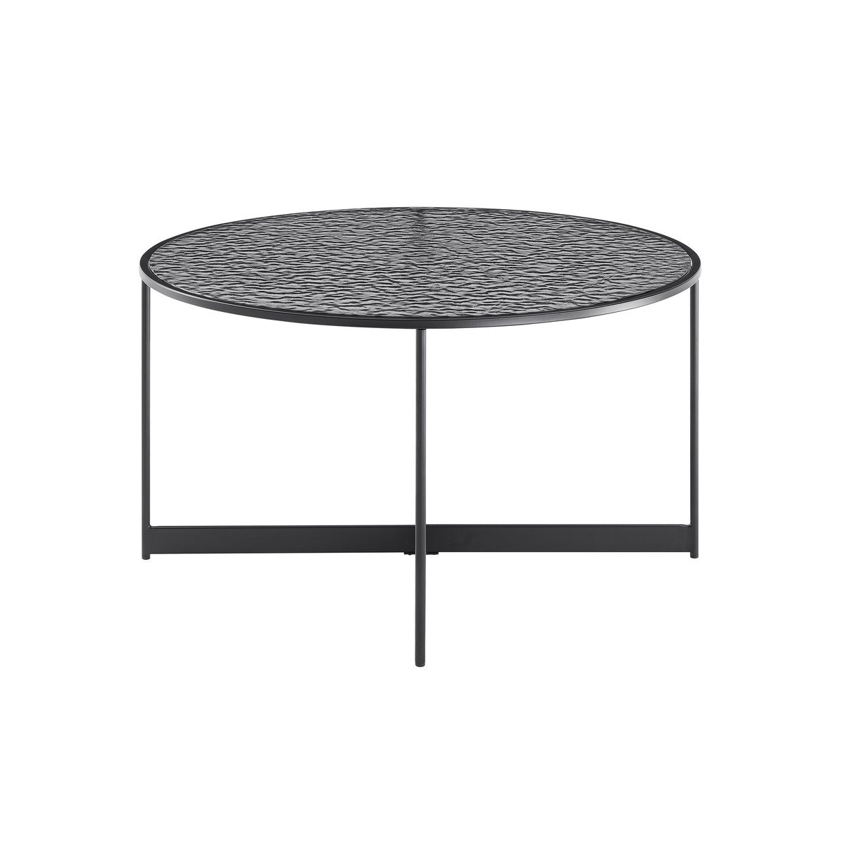 Coffee table Ø 80 cm black