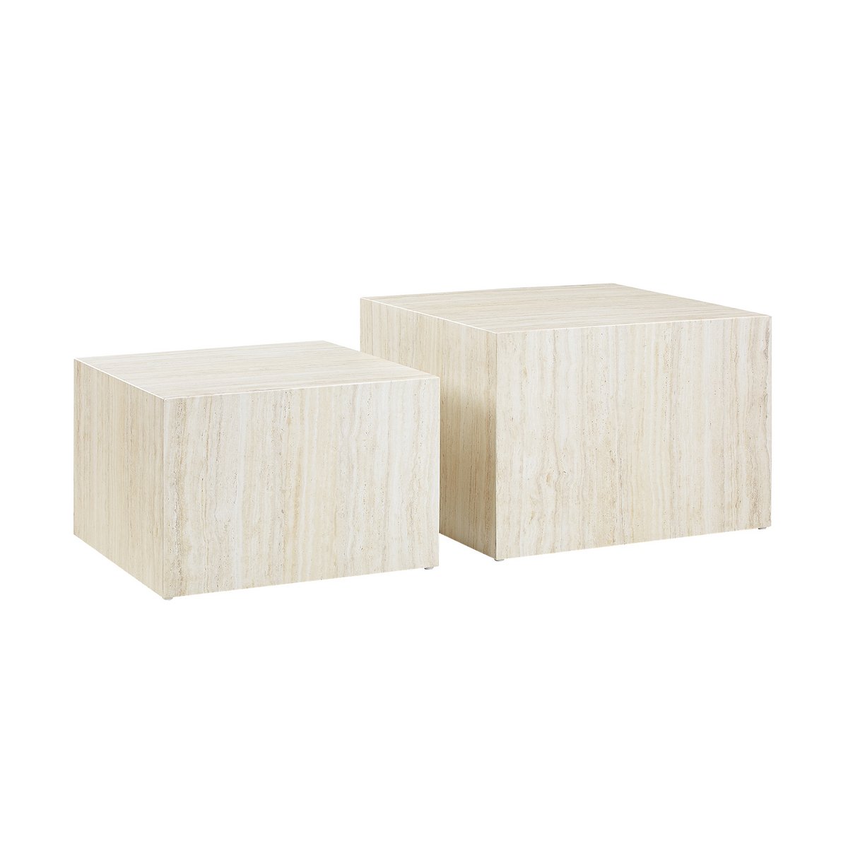 Couchtisch Travertine 2er Set